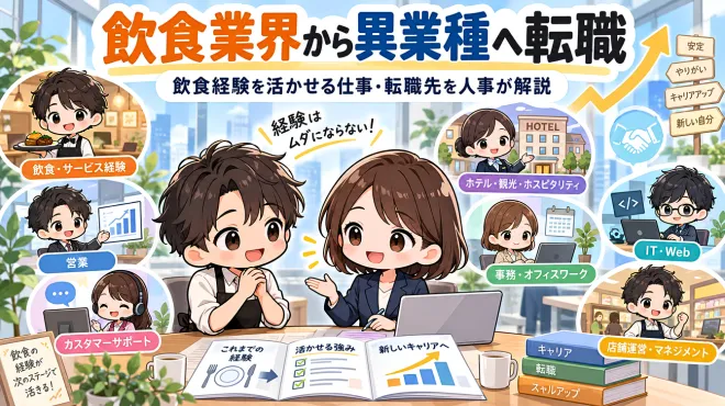 飲食業界から異業種へ転職